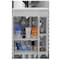 Tuhome 24 in. Meka Vanity, Two External Shelves, Double Door Cabinet, White MLB5610 - alternate 3